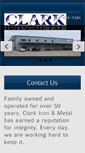 Mobile Screenshot of clarkiron.com